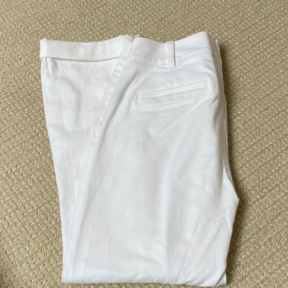 ecru The Mitchell White Women's cuffed pants